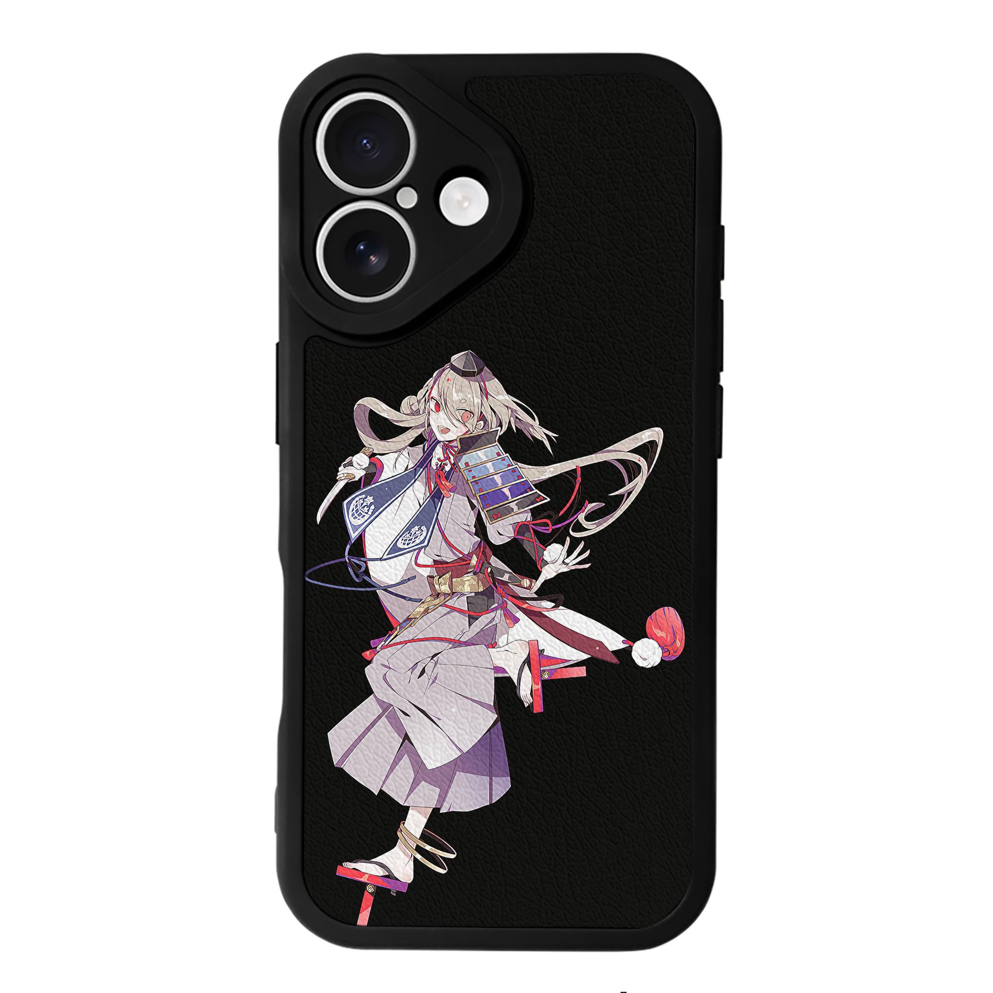 （画像用） 刀剣乱舞 Touken Ranbu 【iPhone 16シリーズ対応】シリコンスマホケース（レザー調） 材質：シリコン